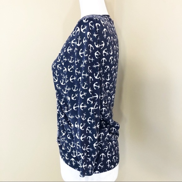 J. Crew The Clare Cardigan Anchor Print - S - Picture 3 of 9